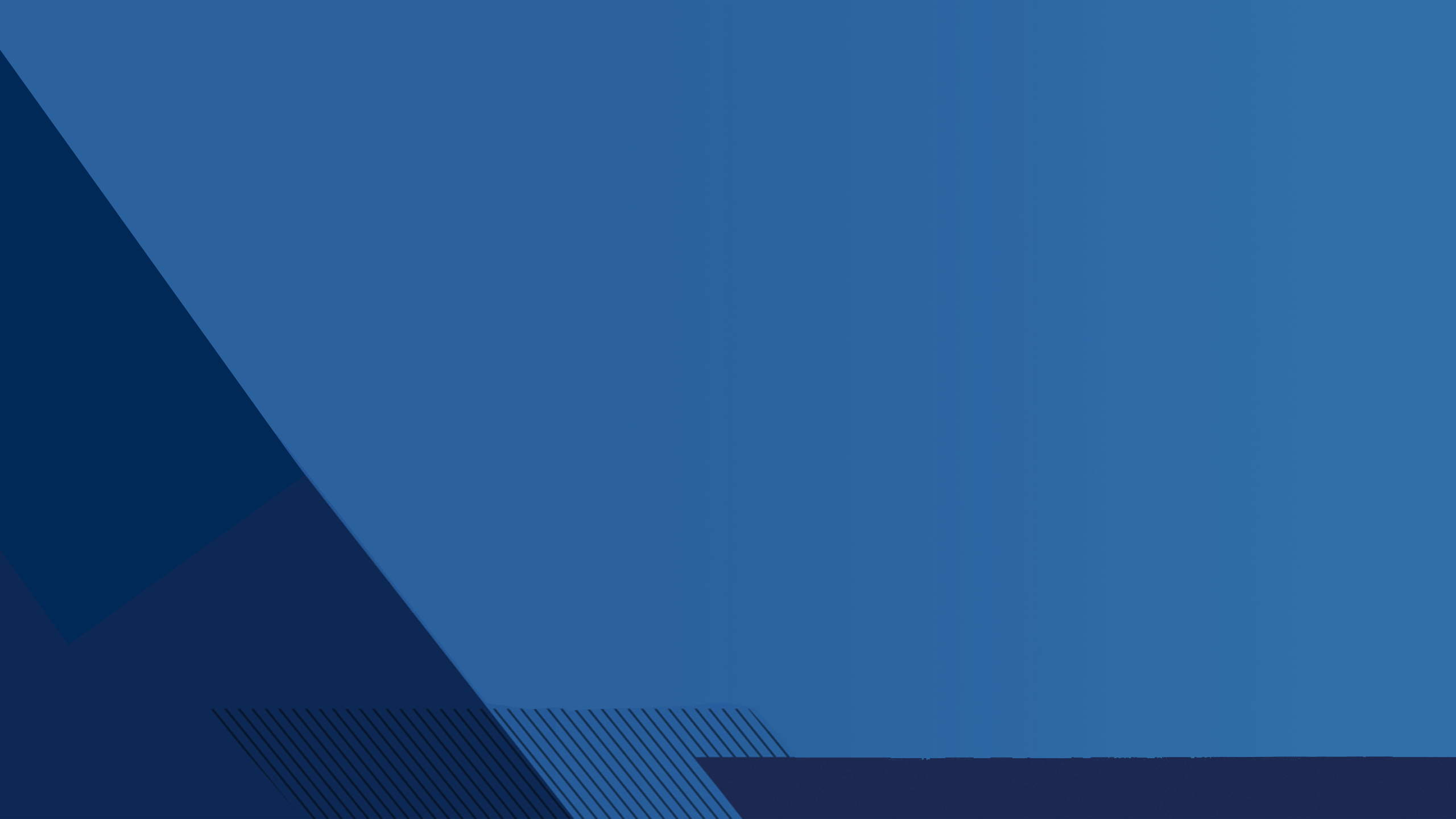Blue background with unique diagonal shapes an design