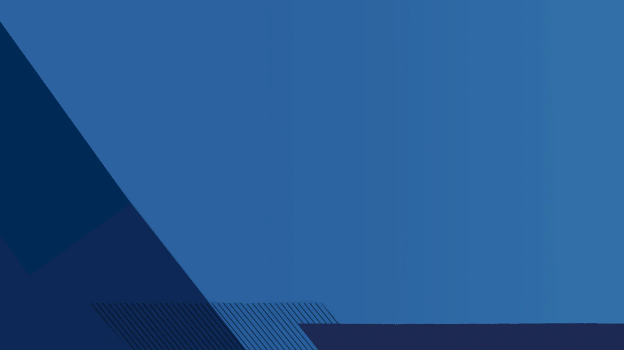 Blue background with unique diagonal shapes an design